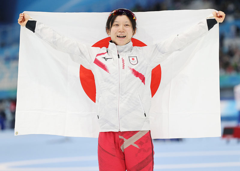 高木美帆が金メダル、無心の滑走で頂点