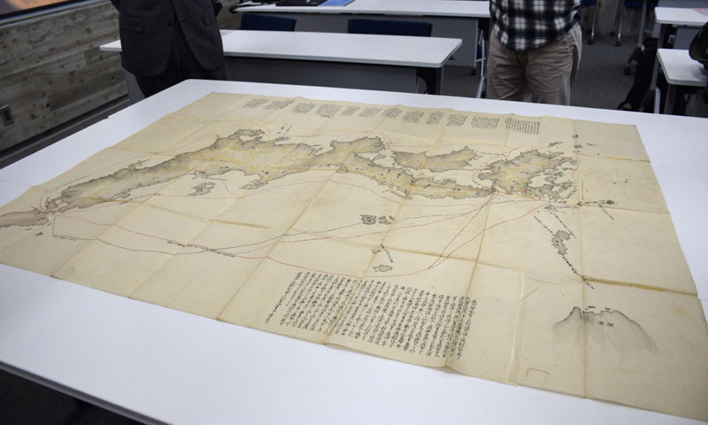 江戸時代後期の航路図発見、竹島を日本領と認識