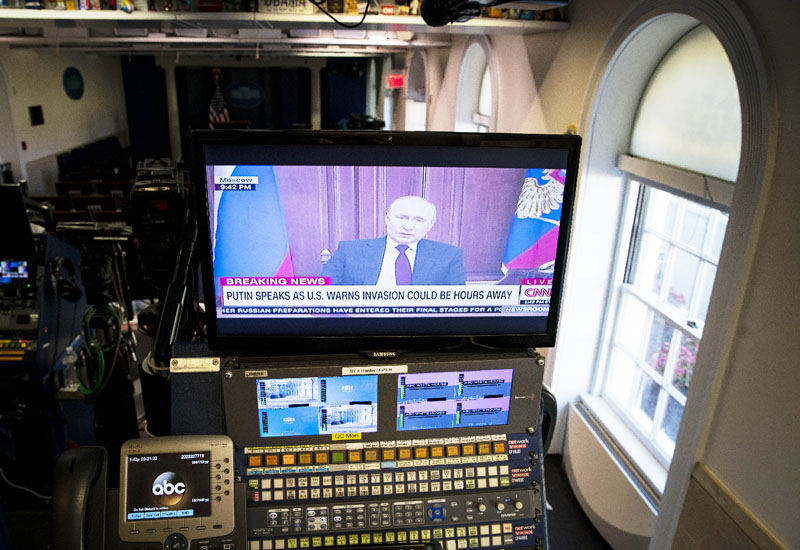 米、ウクライナ「侵攻」判断で慎重姿勢