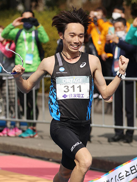 大阪・びわ湖毎日マラソン、23歳星岳が初挑戦V