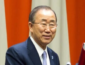 韓国大統領選に苦言を呈する潘基文前国連事務総長（セゲイルボより）