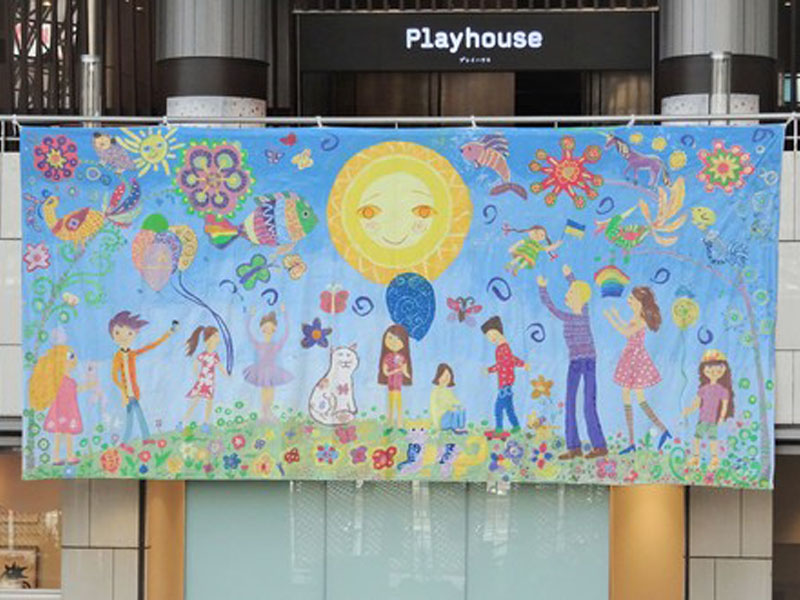 ウクライナの子が描いた「キッズゲルニカ」