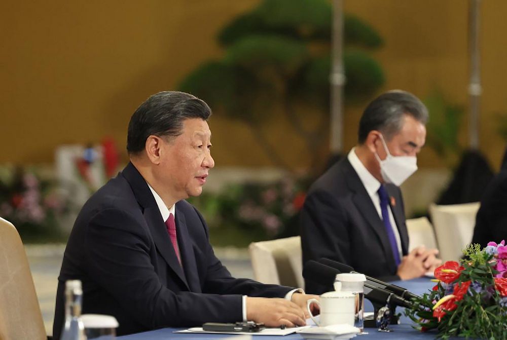 G20サミットに参席した習近平中国国家主席=インドネシア、2022年11月(UPI)