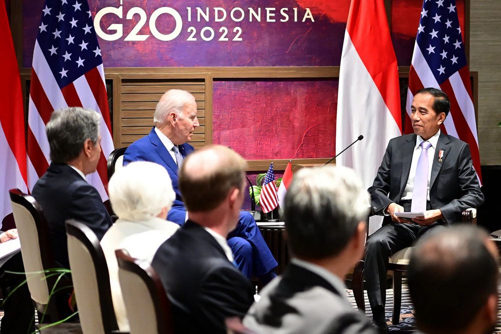 2022年のG20サミットの様子。2023年のG20は、日本は欠席をした。=2022年11月、インドネシア(UPI)