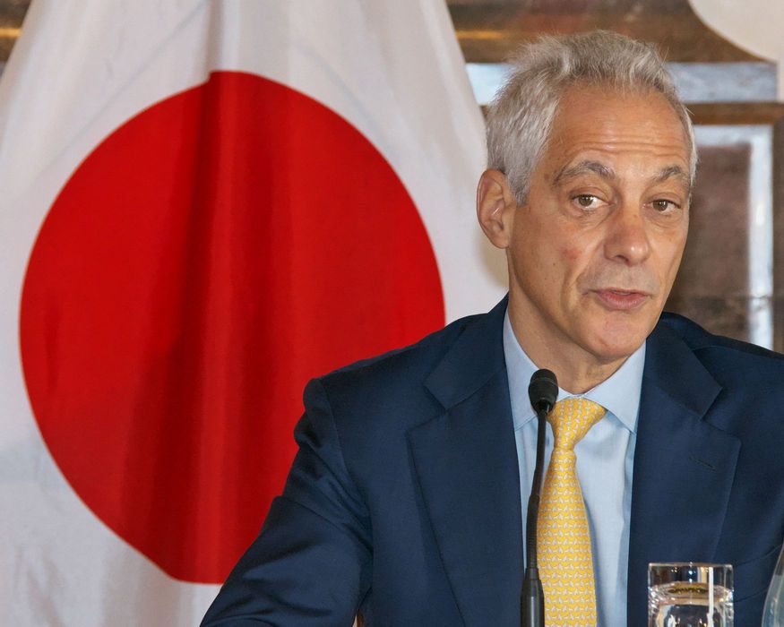 日本にLGBT法案の成立を求めるエマニュエル大使(UPI)